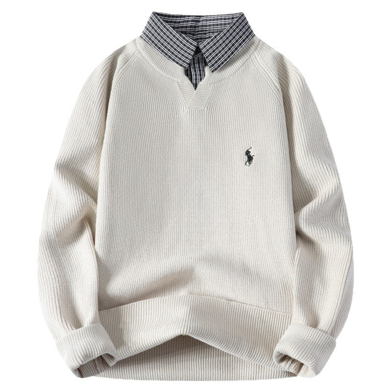 Layered Knit Sweater
