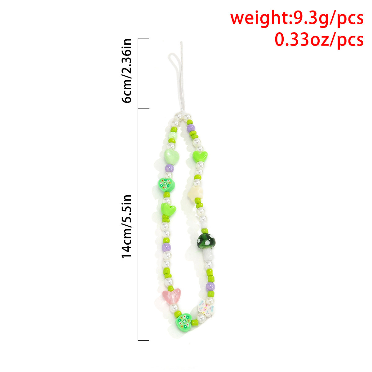 ethnic style bead mushroom hanging decoration