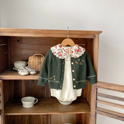Cotton Yarn Sweater Coat