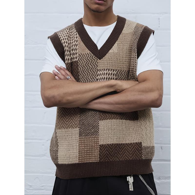 Men's Casual Collar Knitted Vest