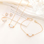Heart Necklace Suit Jewelry Set