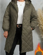 Womens Hooded Zipper Cotton Jacket