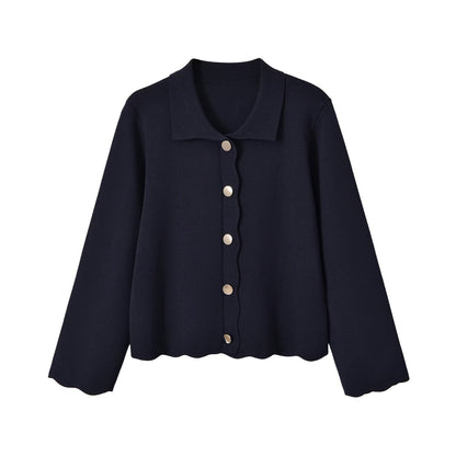 knitted jacket+short skirt set
