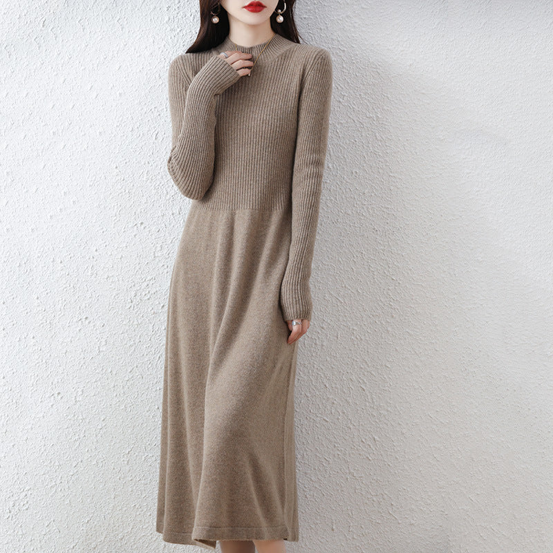 Premium Knit  Midi Sweater Dress