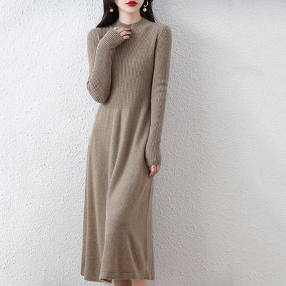 Premium Knit  Midi Sweater Dress