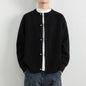 Men's Round Neck Cardigan Sweater