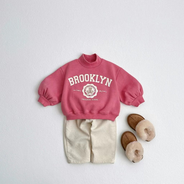 Kids' Letter-Print Hoodie & Flared Pants Set