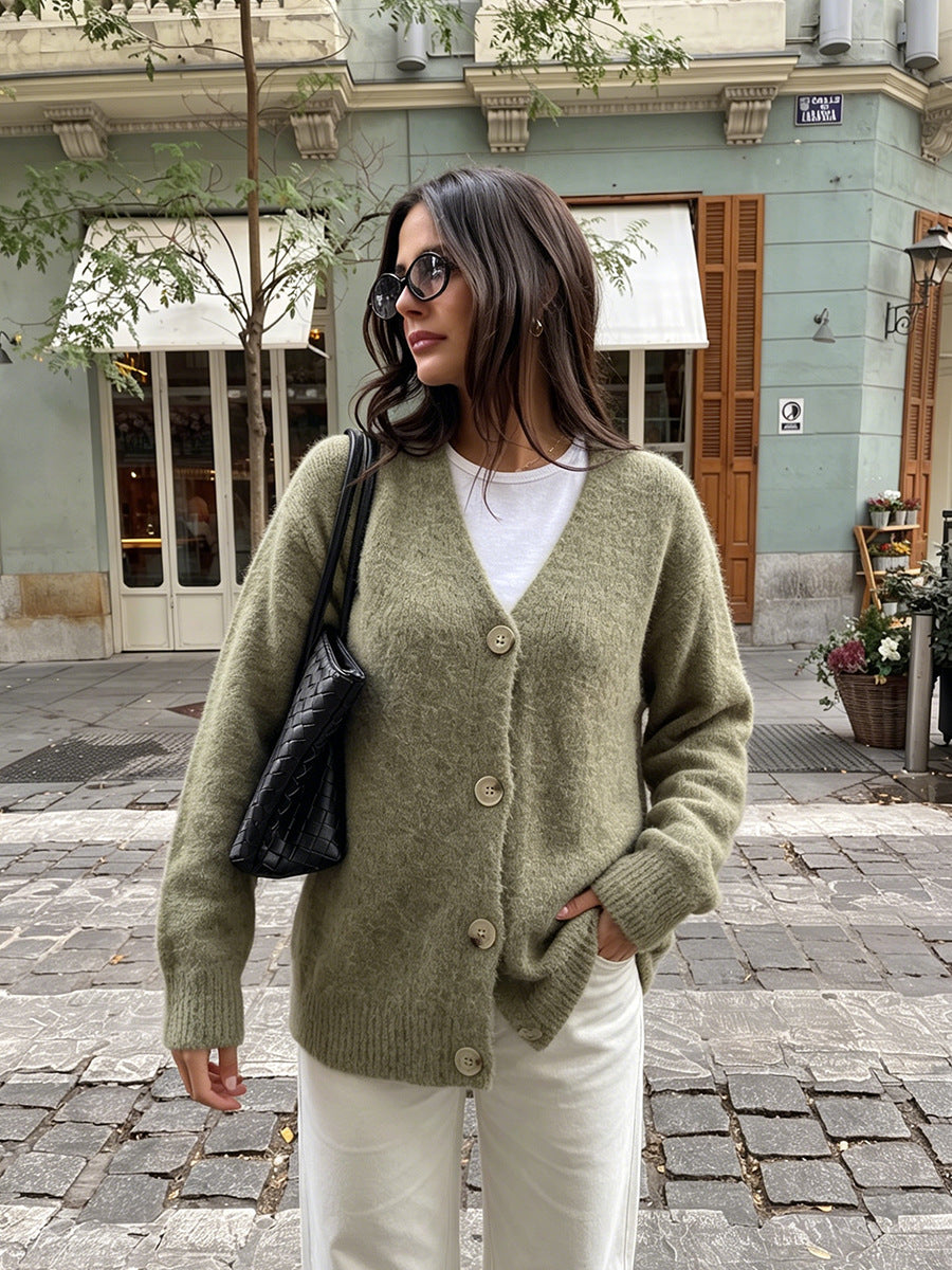 Knit Cardigan Sweater