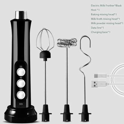 3-in-1 Rechargeable Electric Milk Frother