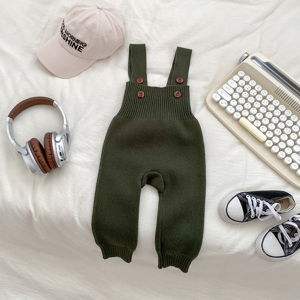 Baby Knit Bib Jumpsuit
