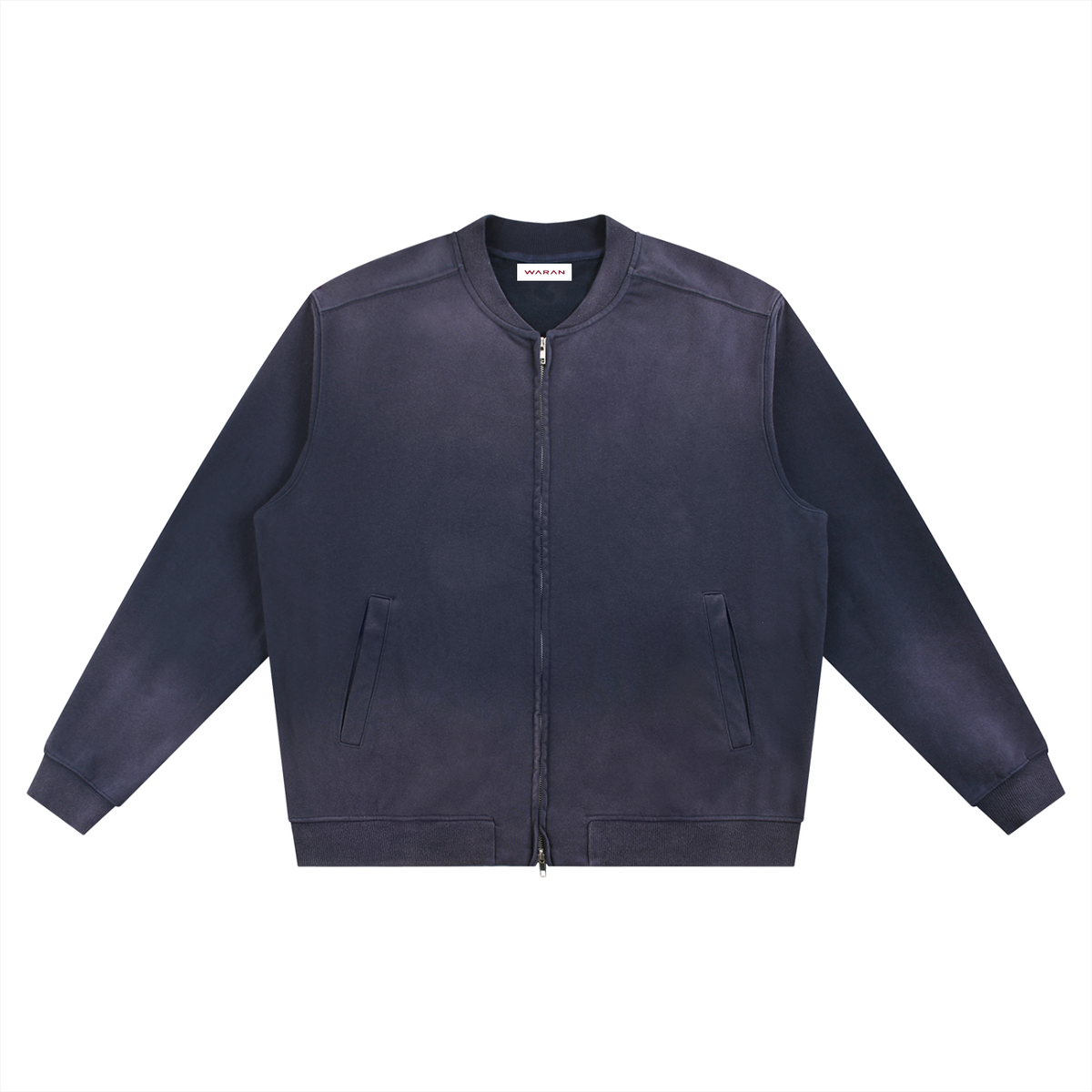 Sun Fade Heavyweight Baseball Jacket