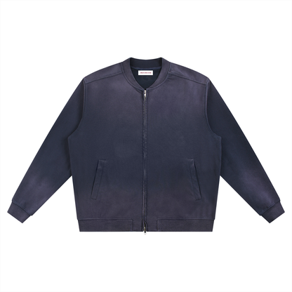 Sun Fade Heavyweight Baseball Jacket