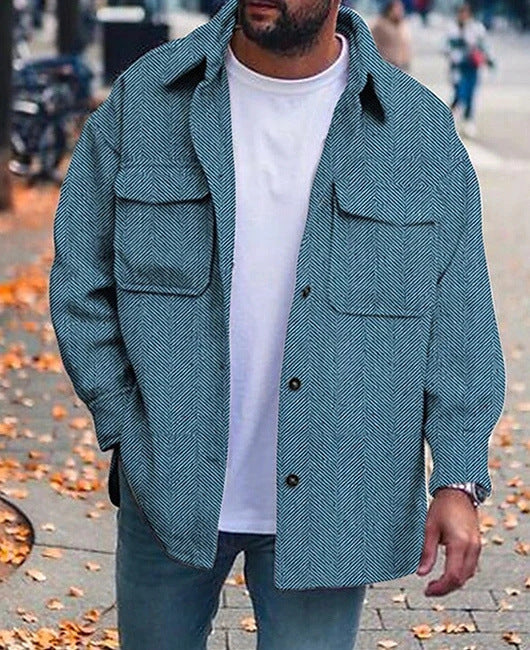 Men Polo Collar Top