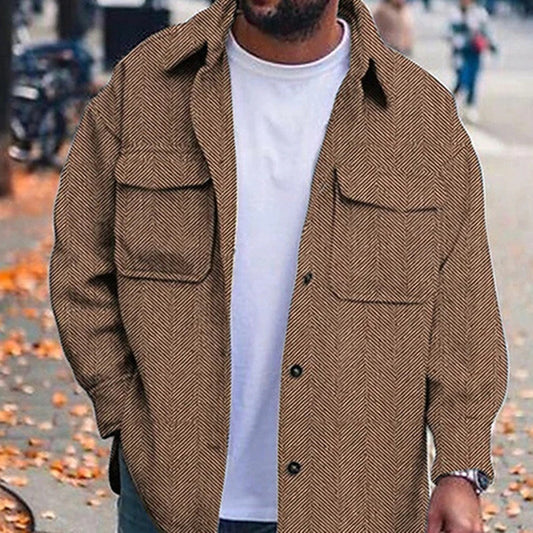 Men Polo Collar Top