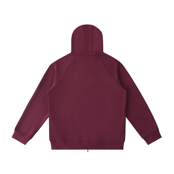 Heavyweight Raglan Sleeve Zip Hoodie