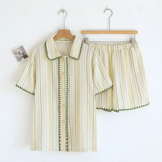 Comfortable Short-sleeve Sleepwear That Can Also Be Worn As Loungewear Set