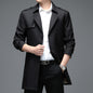 Mens Single-breasted loose Jacket