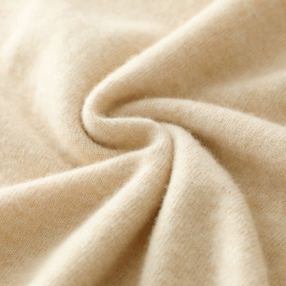 Men's Hooded Solid Color Skin-friendly Knitted Warm Hoodie Bottoming Shirt