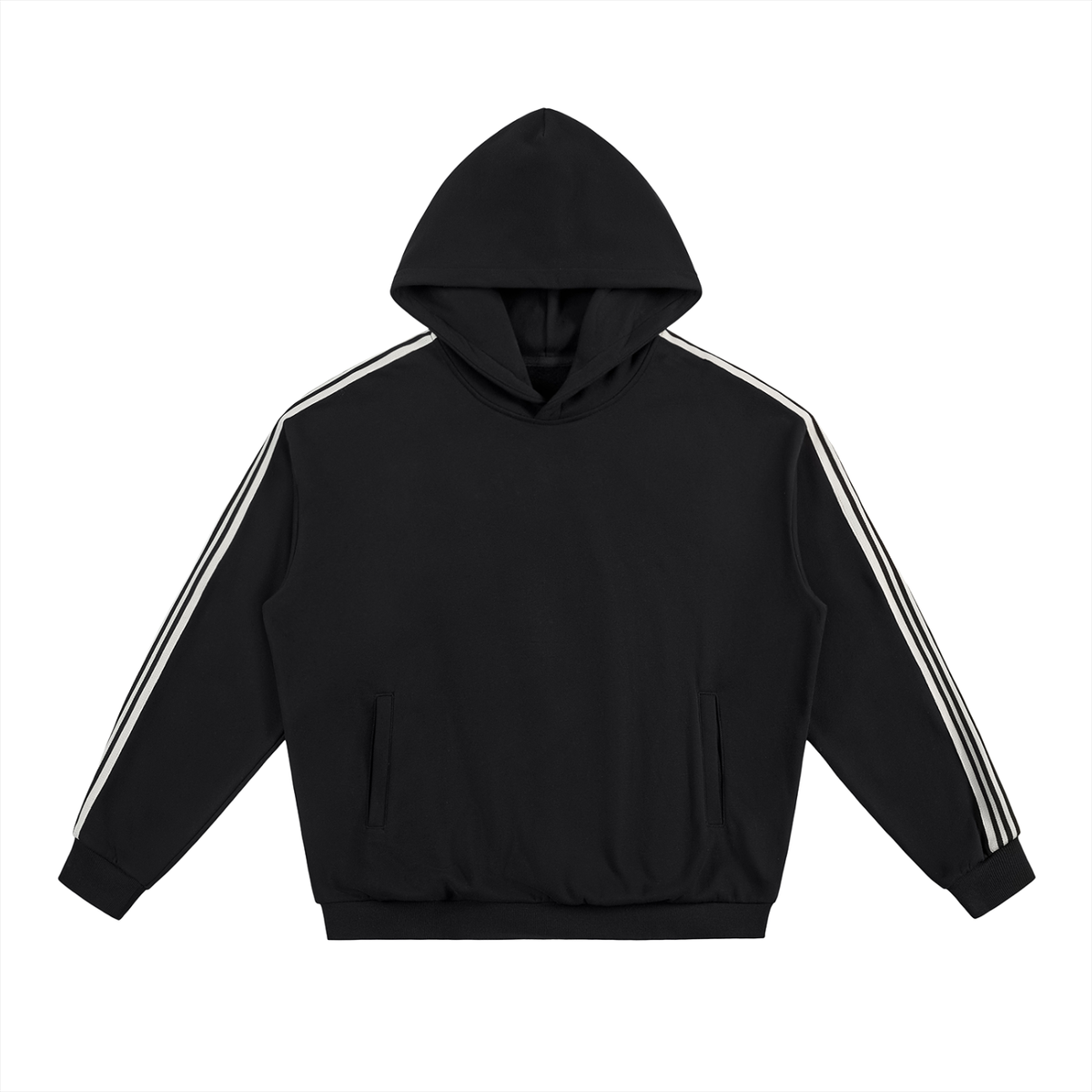 Waran Side Stripe Drop-Shoulder Hoodie