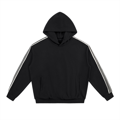 Waran Side Stripe Drop-Shoulder Hoodie