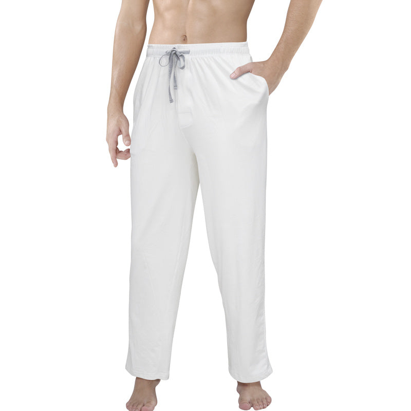 Casual Pants Cotton Solid Color Pyjamas