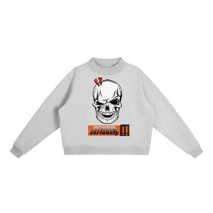 Fleece,Mock neck,Sweatshirt