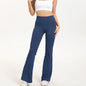 Seamless Threaded Yoga Flare Pants Womens