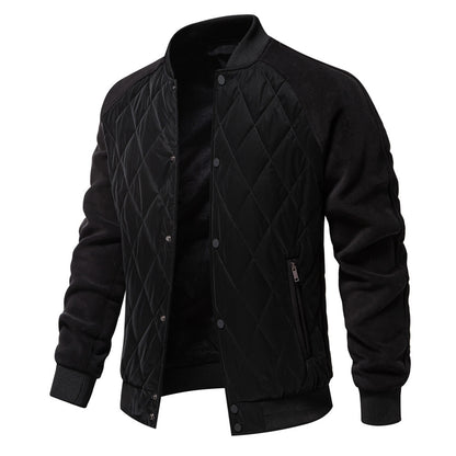 Mens Stitching Raglan Sleeve Coat
