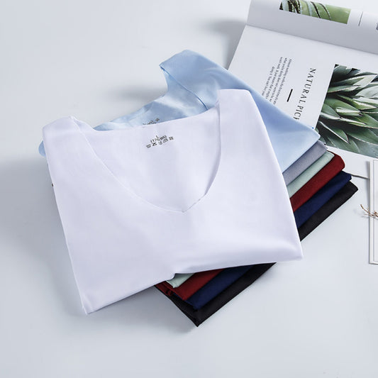 Summer Men's Seamless Ice Silk Vest