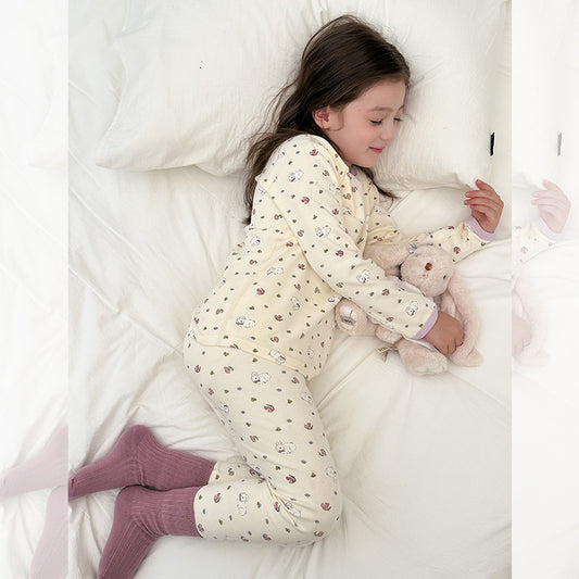 Children's Cartoon Fleece Pyjamas