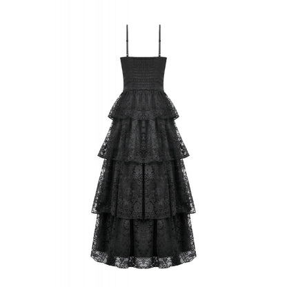 Robe gothique en satin et dentelle Dark in Love