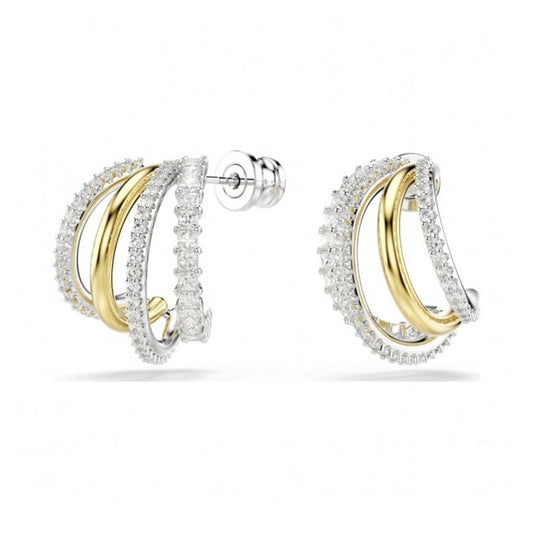 Ladies' Earrings Swarovski 5689718 Silver Golden