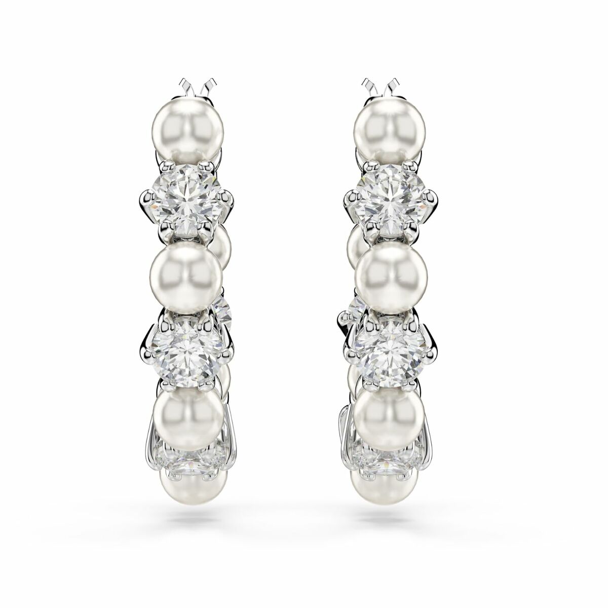 Ladies' Earrings Swarovski 5709256 Silver