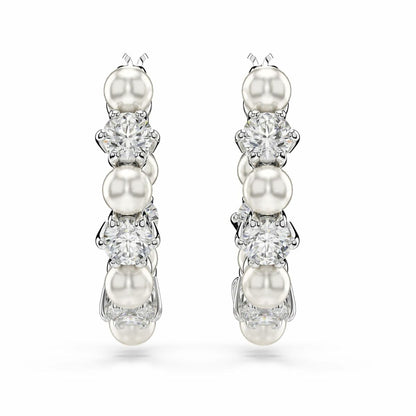 Ladies' Earrings Swarovski 5709256 Silver