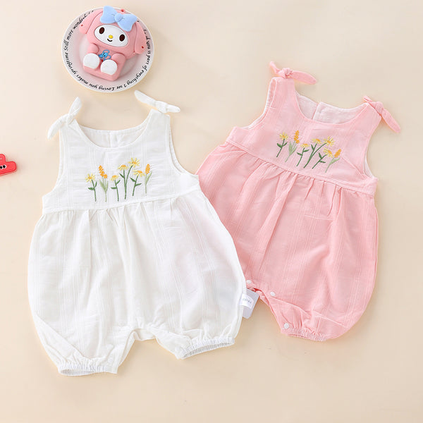 Salopette bébé fille en coton Personnalité Mode