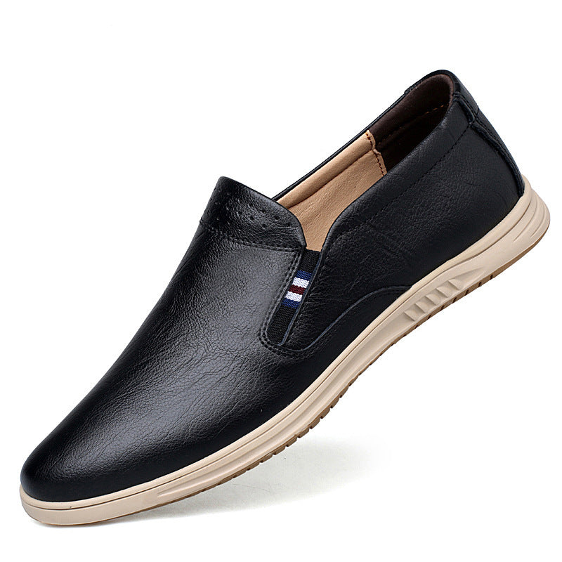 Mens Low-top Slip-on Two-layer Flat shoes