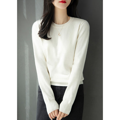 Womens Half High Collar Knitted Bottoming Shirt Sweater