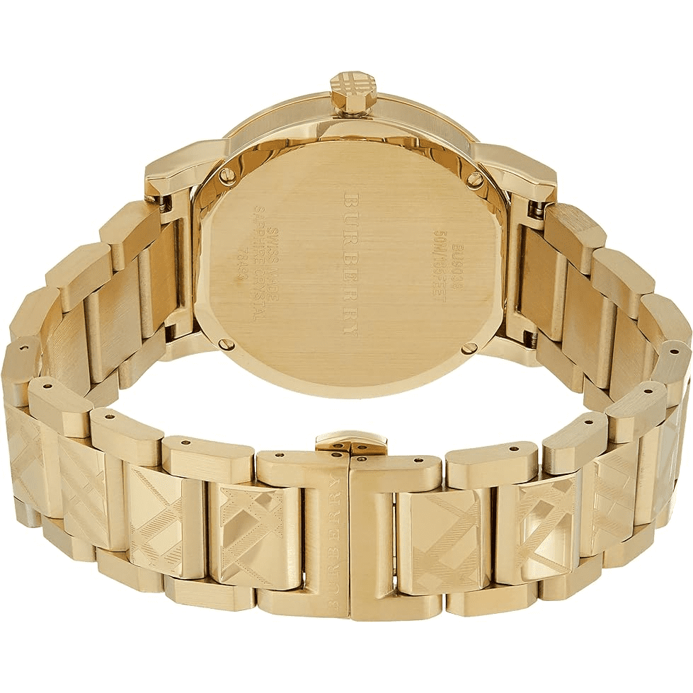 Burberry Ladies Engraved Watch BU9038