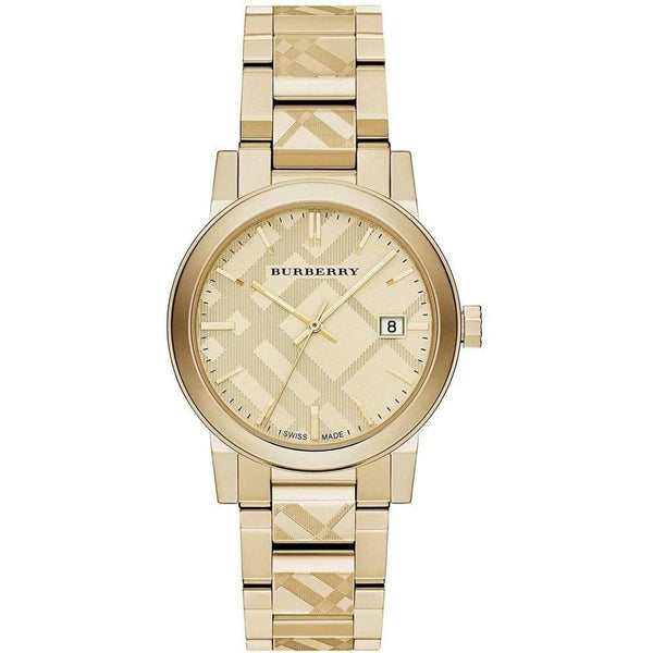 Burberry Ladies Engraved Watch BU9038