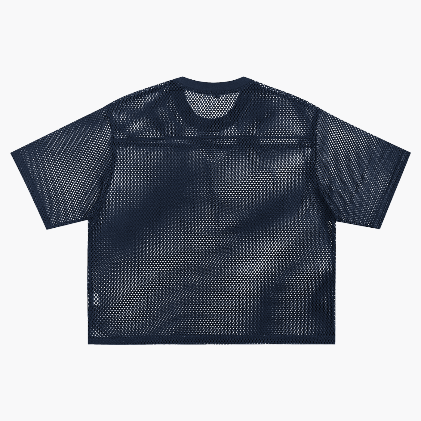 Waran mesh crew neck Boxy T-Shirt