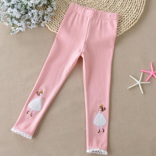 Girls Leggings Cotton Trousers