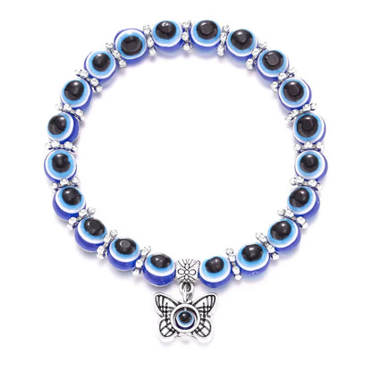 Blue Devil's Eye Bracelet
