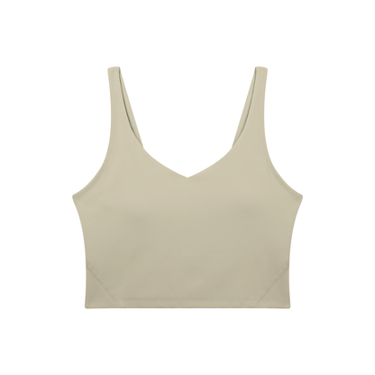 Women's V-Neck Yoga Sports Bra