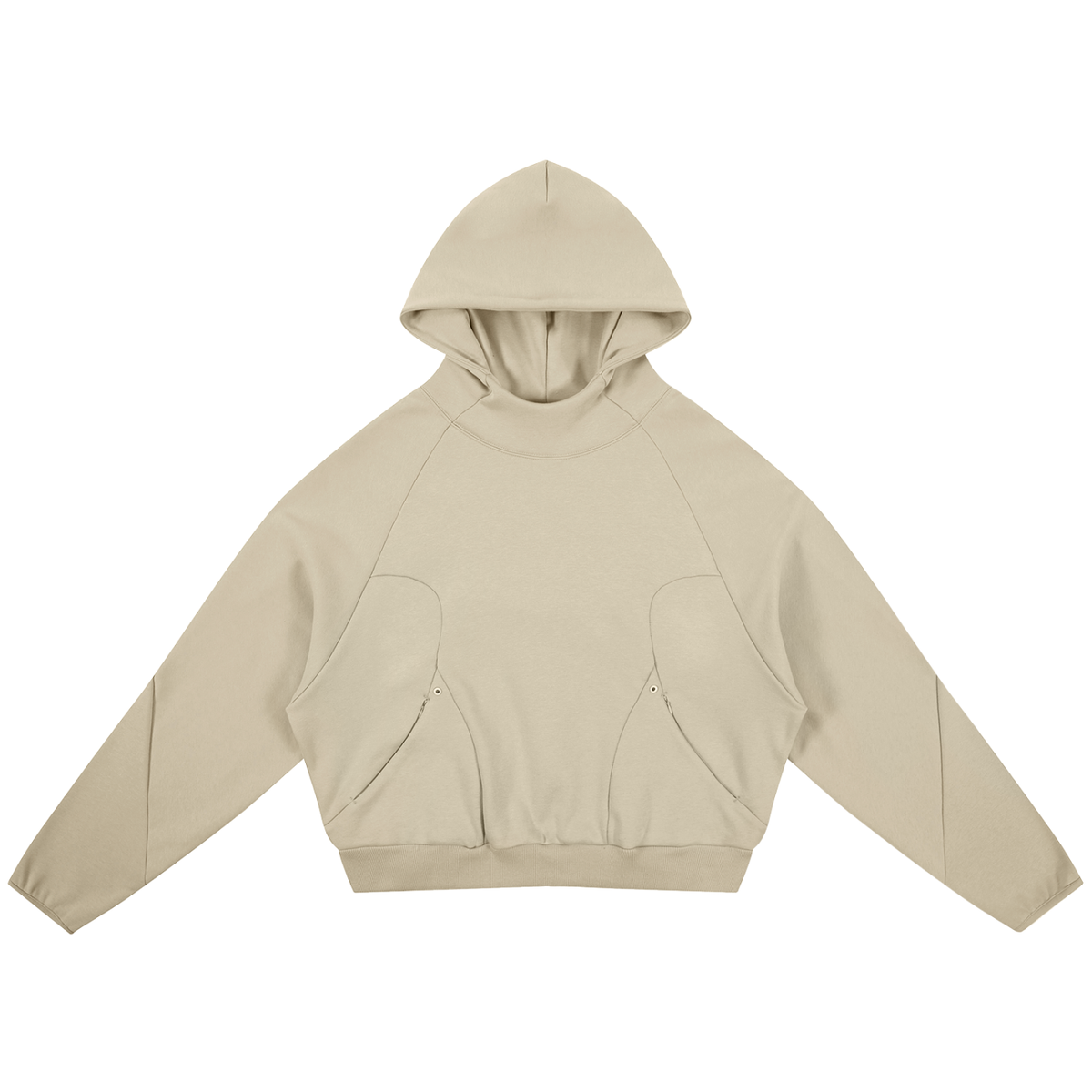 Curved Panel Raglan Hoodie 350GSM