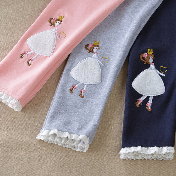Girls Leggings Cotton Trousers