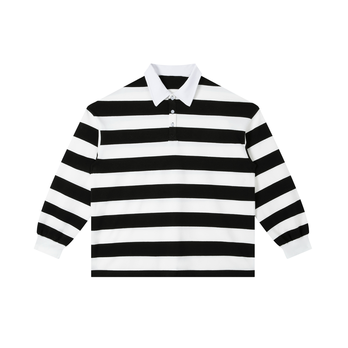 Waran Color Block Stripe Polo Shirt