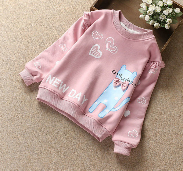 Children's Double Layer Fleece Sweater