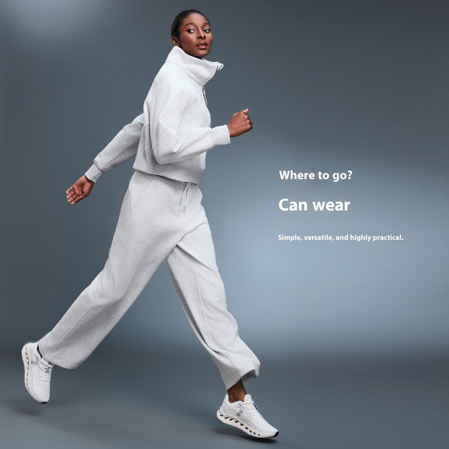 Sports Sweater Women's Turtleneck Pullover Jacket