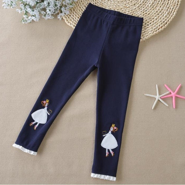 Girls Leggings Cotton Trousers
