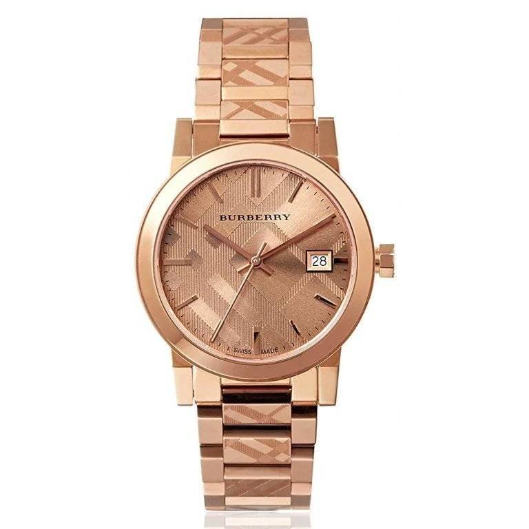 Burberry BU9146 Femme 34 mm Or rose